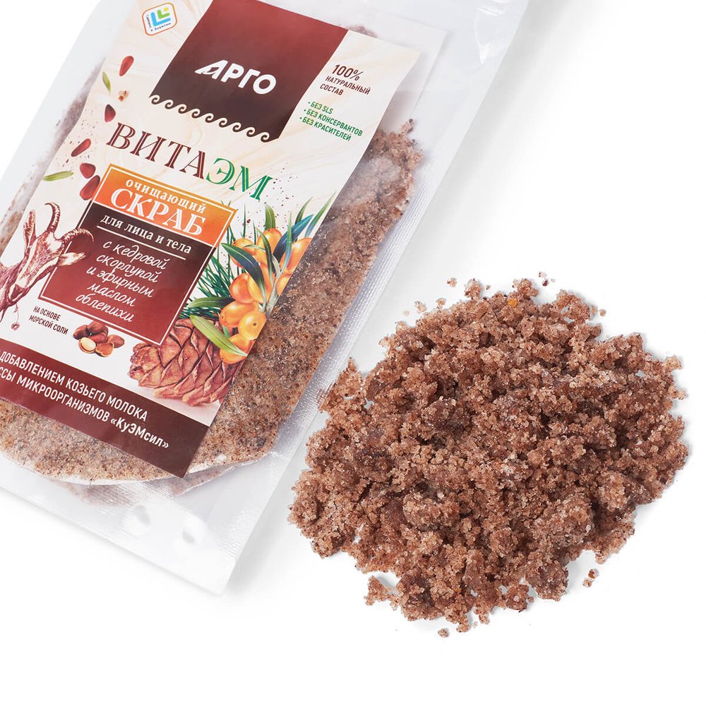 Скраб очищающий ВитаЭМ Арго эм1