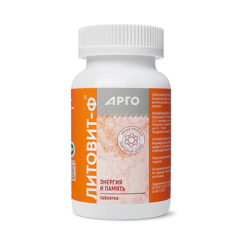 БАД Литовит Ф для детей, Новь (Арго), 280 табл, 140 г