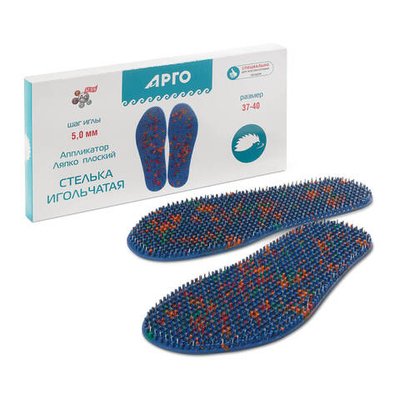 Стельки Ляпко под ноги, Арго, размер 37-40, 2 шт
