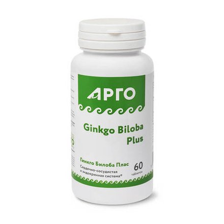 БАД Гинкго Билоба Плас, Nutricare (Арго), 60 таб