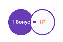 Оплата бонусными рублями