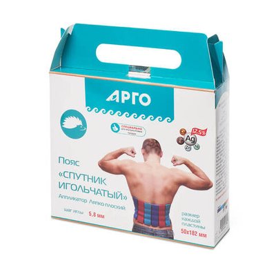 Пояс Ляпко Спутник, Арго, (6 пластин размером 50 х 180 мм)