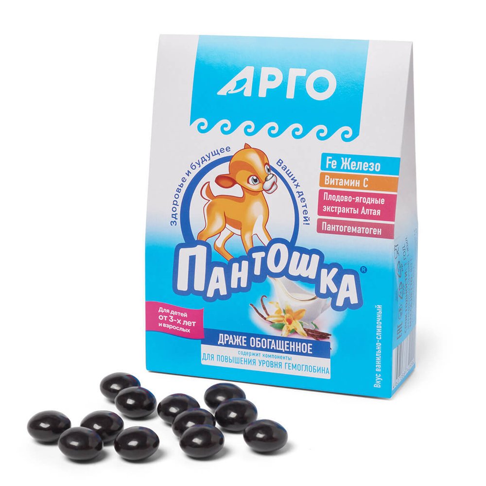 Драже Пантошка Fe с железом арго