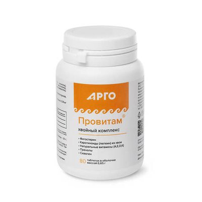 БАД Провитам,, ФитоЛайн (Арго), 80 таб