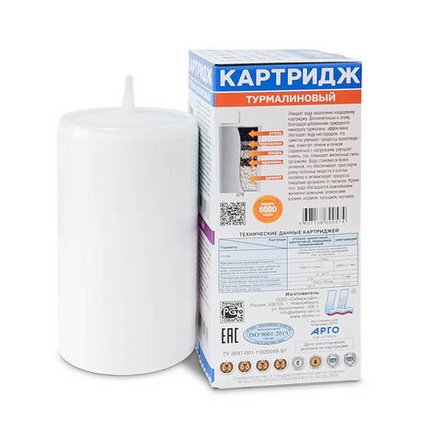 Картридж для фильтров Арго-К, Арго-МК, Водолей ПРЕМИУМ турмалиновый, Сибирь-Цео
