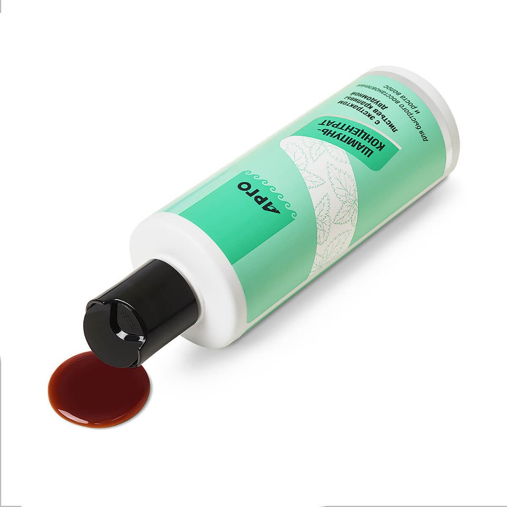 Шампунь-концентрат с экстрактом листьев крапивы Арго