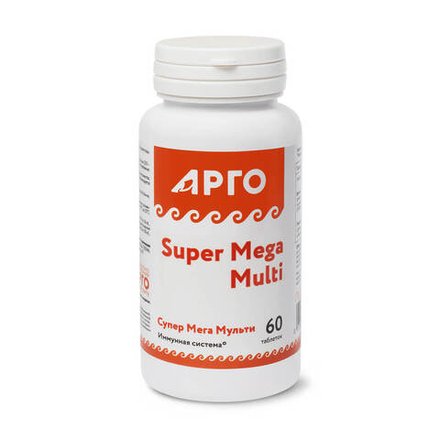 БАД Супер Мега Мульти витаминный комплекс, Nutricare (Арго), 60 таб