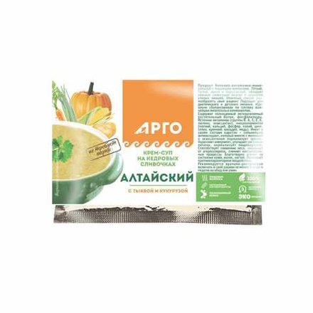 Крем суп Алтайский с тыквой и кукурузой, Дэльфа (Арго), 30 г