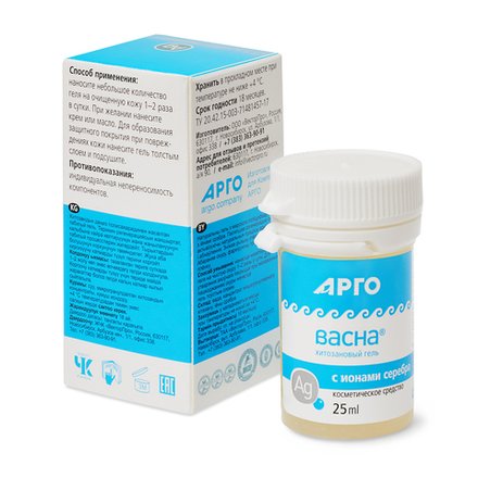 Хитозановый гель АргоВасна с серебром, ВекторПро (Арго), 25 г