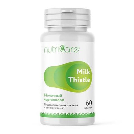 БАД Молочный чертополох (Расторопша), Nutricare (Арго), 60 таб