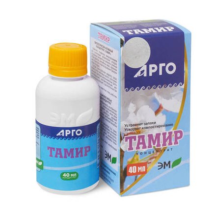Препарат Тамир от запаха концентрат, Эм-Центр (Арго), 40 мл
