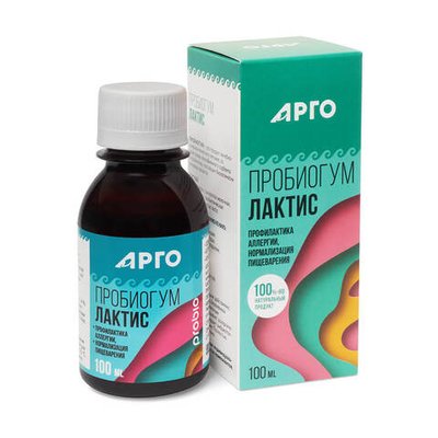 Пробиогум Лактис, Арго ЭМ-1, 100 мл