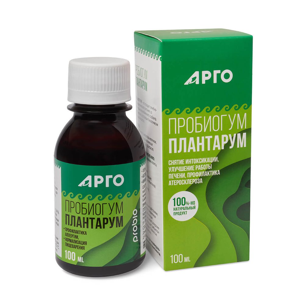 Пробиогум Плантарум, Арго ЭМ-1, 100 мл