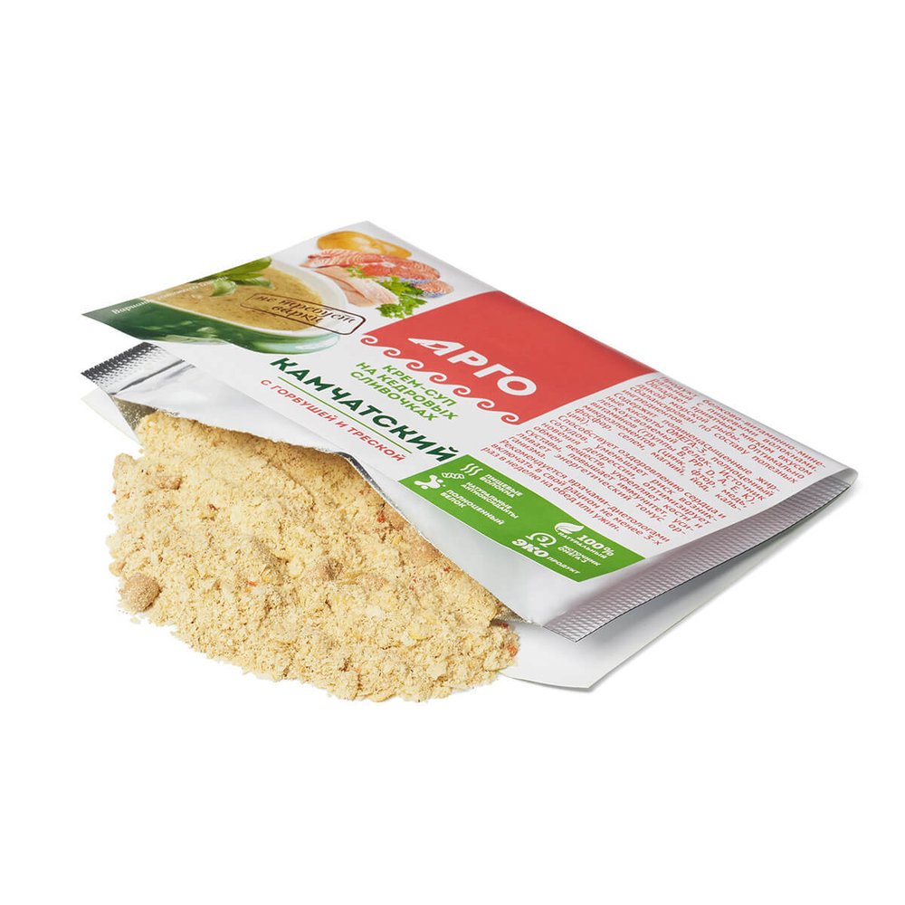 Крем-суп Камчатский с горбушей и треской состав