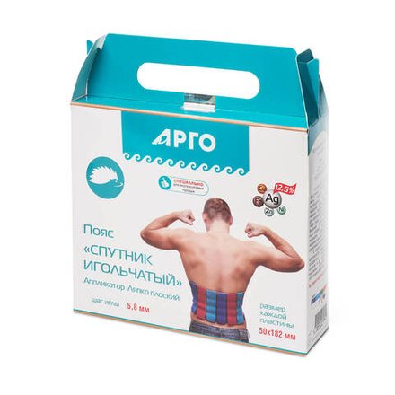 Пояс Ляпко Спутник, Арго, (6 пластин размером 50 х 180 мм)