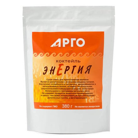 Коктейль Энергия белковый, Арго, 380 г