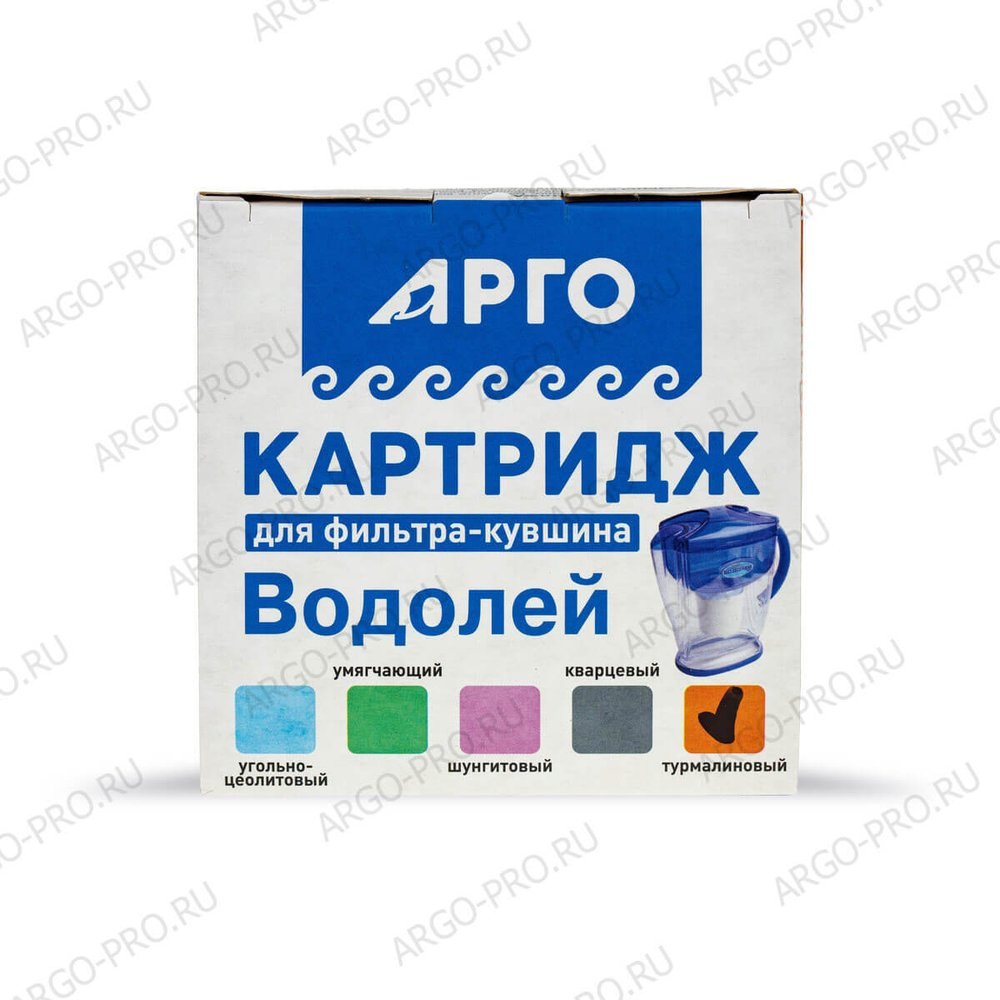 Картридж для фильтр-кувшина Водолей турмалиновый, Сибирь-Цео (Арго)