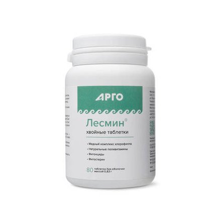 БАД Лесмин, ФитоЛайн (Арго), 80 таб