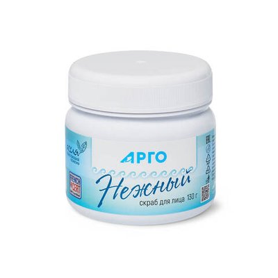 Скраб для лица Нежный, Новь (Арго), 130 г