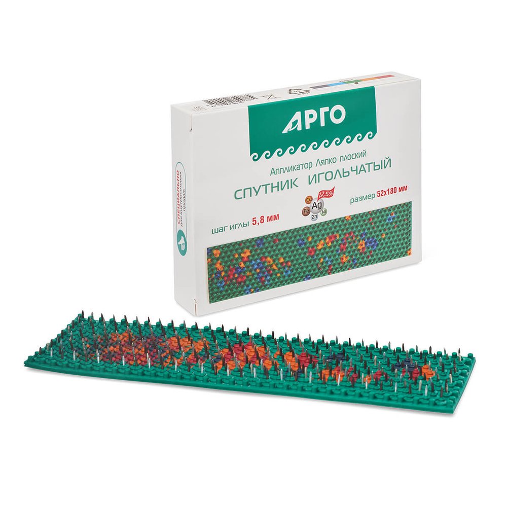 Аппликатор Ляпко Спутник, Арго, (размер 52 х 180 мм, шаг 5,8 мм)