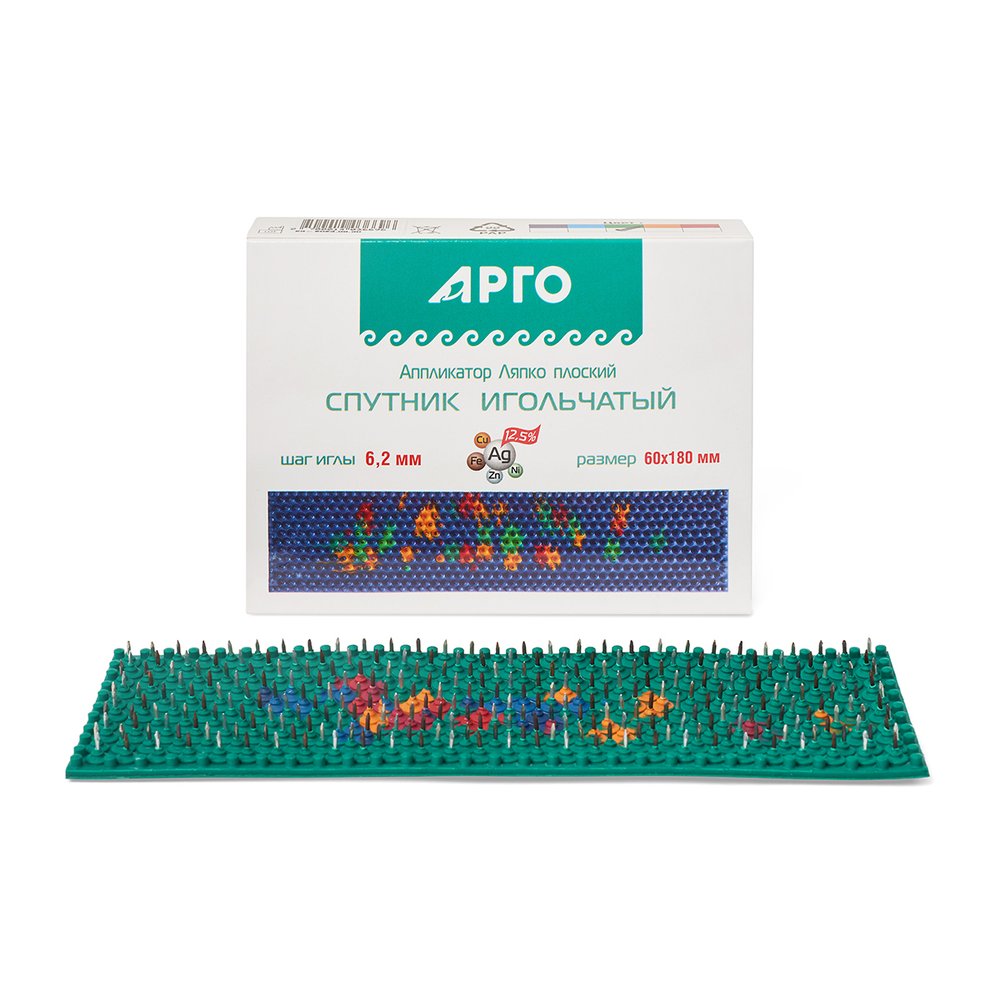 Аппликатор Ляпко Спутник шаг игл 6.2 мм размер 52 х 180 мм