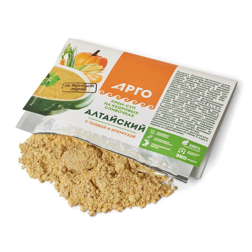 Крем-суп Алтайский с тыквой и кукурузой Арго