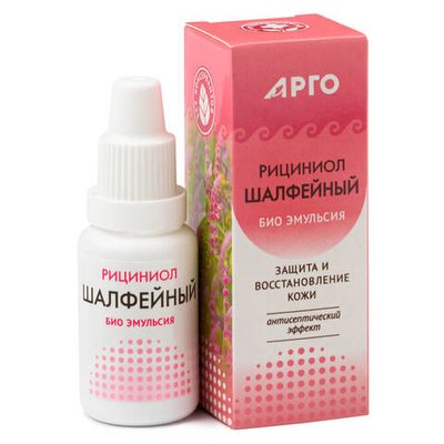 Эмульсия Рициниол Шалфейный, Марианна (Арго), 15 мл