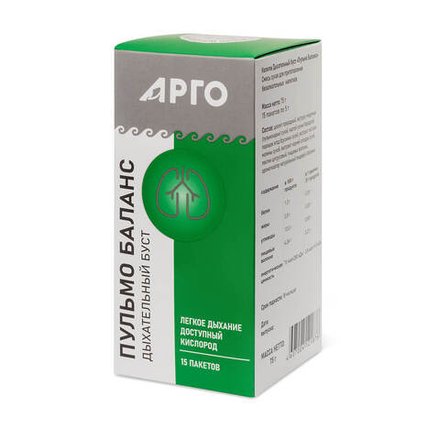 Пульмо Баланс, Новь (Арго), 15 саше по 5 г