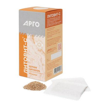 БАД Литовит С для ЖКТ, Новь (Арго), 40 саше, 100 г