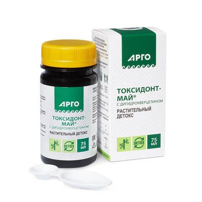 БАД Токсидонт-май с дигидрокверцетином, Биолит (Арго), 75 мл