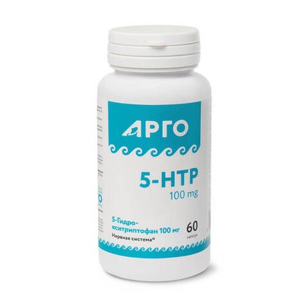 БАД 5-HTP Гидрокситриптофан 100 мг, Nutricare (Арго), 60 капс