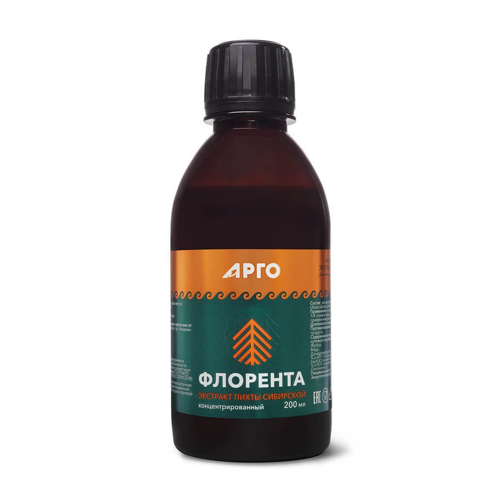 БАД Флорента Экстракт пихты сибирской, Биолит (Арго), 200 мл