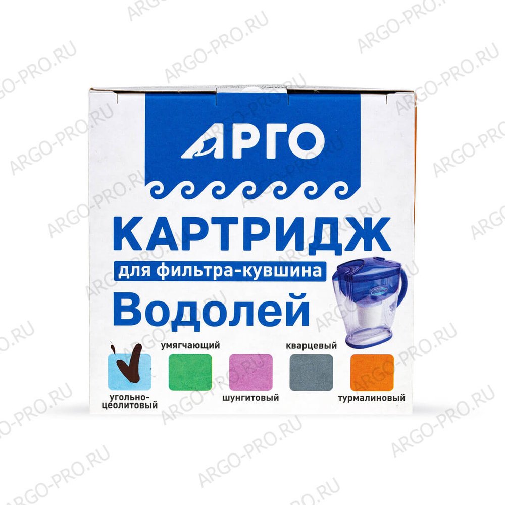 Картридж для фильтр-кувшина Водолей угольно-цеол, Сибирь-Цео (Арго)