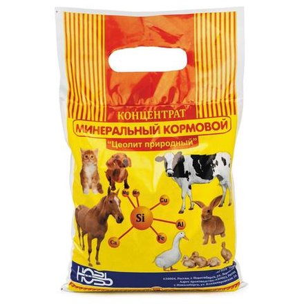 Цеолит природный для животных, Новь (Арго), 1000 г