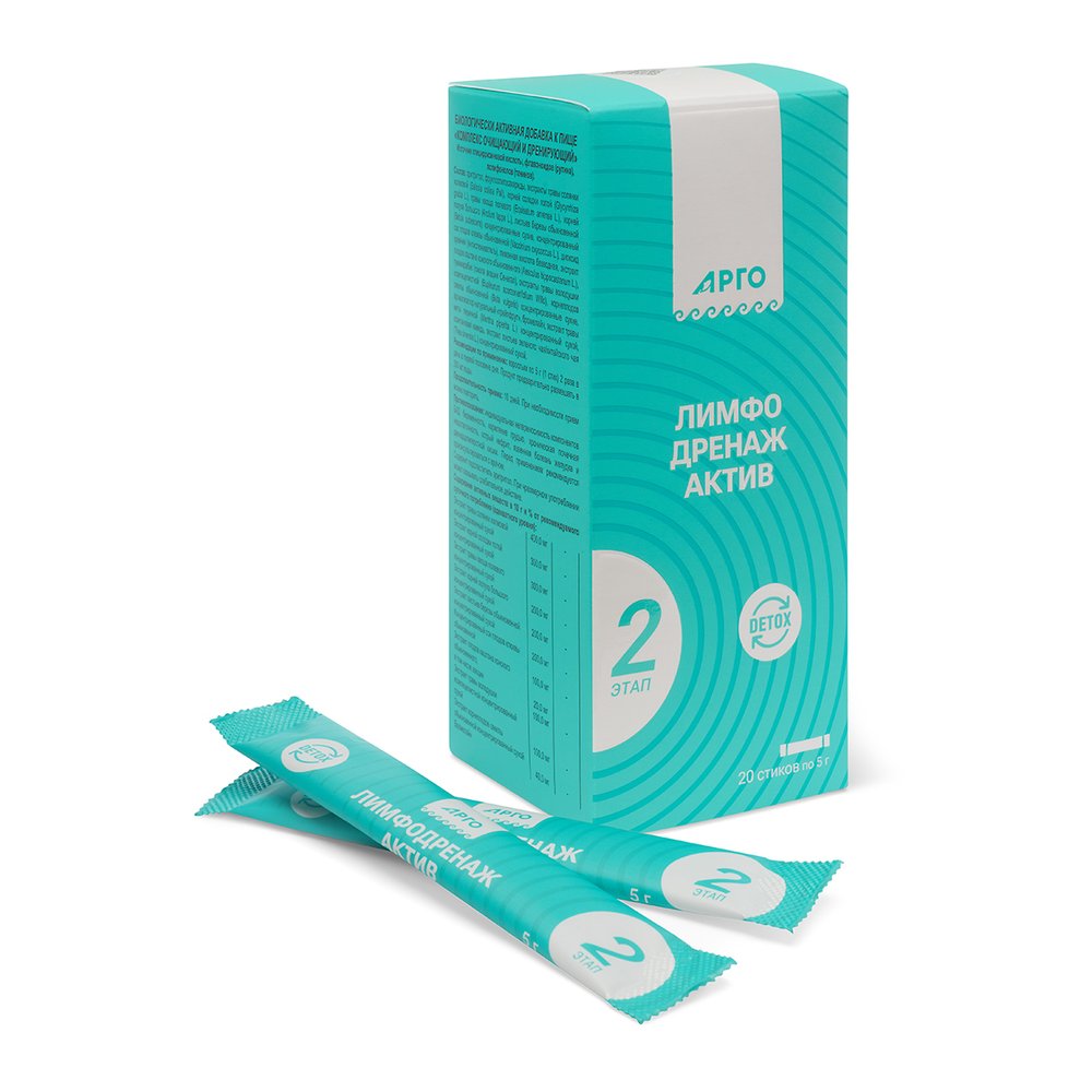 БАД Лимфодренаж Актив 2 этап, Биолит (Арго)