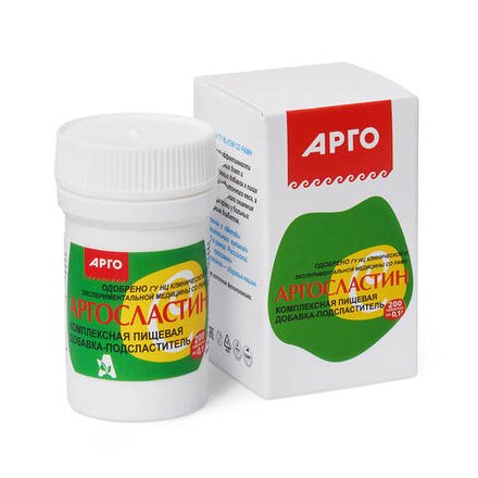 Заменитель сахара Аргосластин, Апифарм (Арго), 200 таб