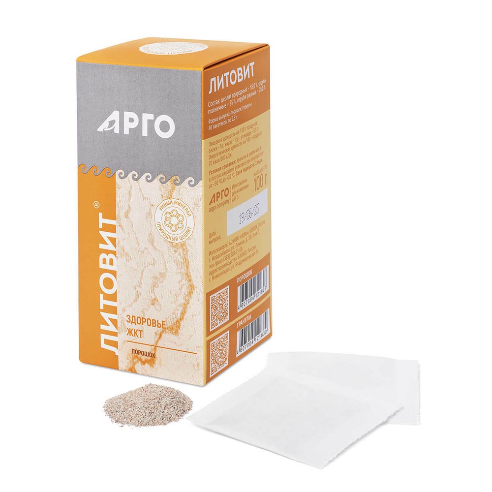БАД Литовит порошок, Новь (Арго), 40 саше, 100 г