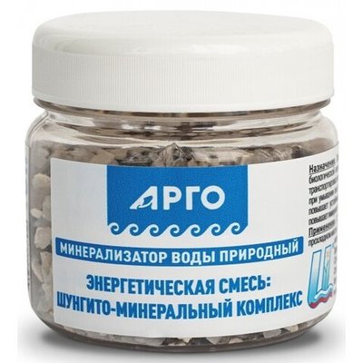 Шунгитово-минеральный комплекс для воды, Сибирь-Цео (Арго), 180 г