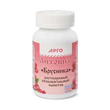 Цеолитовый напиток Брусника, Новь (Арго), 140 г