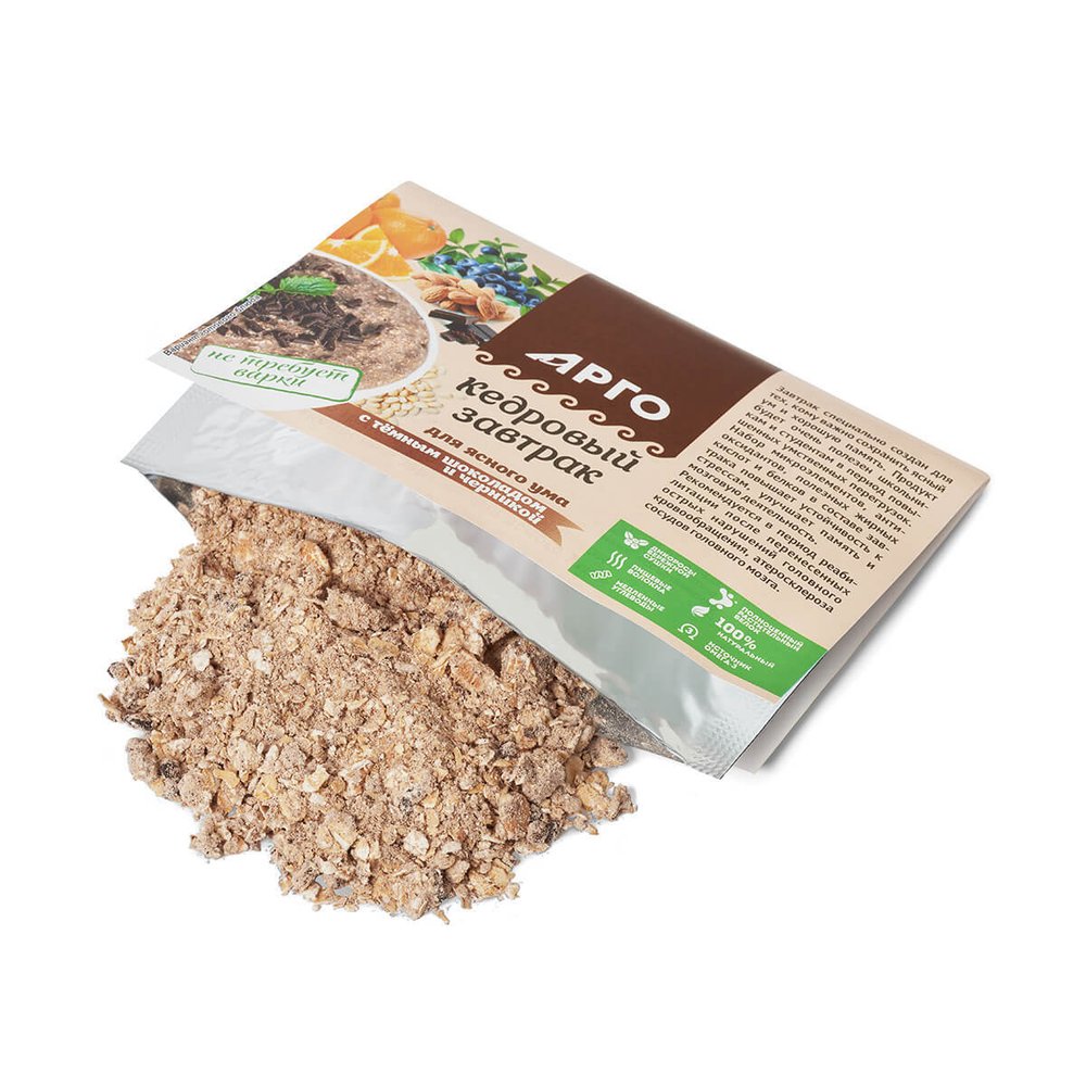 Кедровый завтрак для ясного ума арго