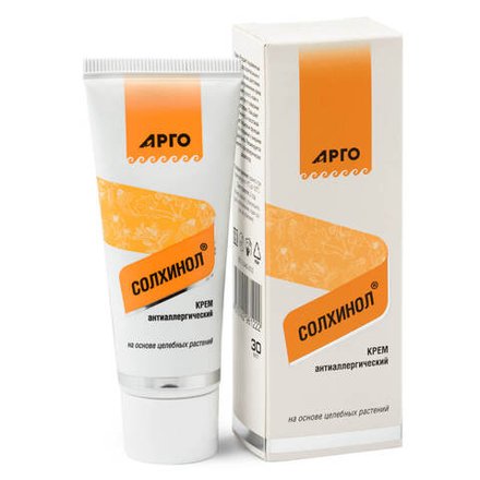 Крем Солхинол антиаллергический, Биолит (Арго), 30 мл