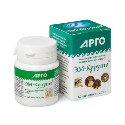 Эм-Курунга таблетки, Арго ЭМ-1, 60 шт
