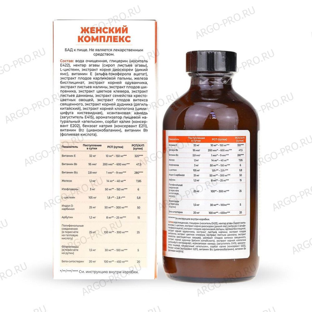 Женский Комплекс (Фимейл Эктив) коллоидная фитоформула состав