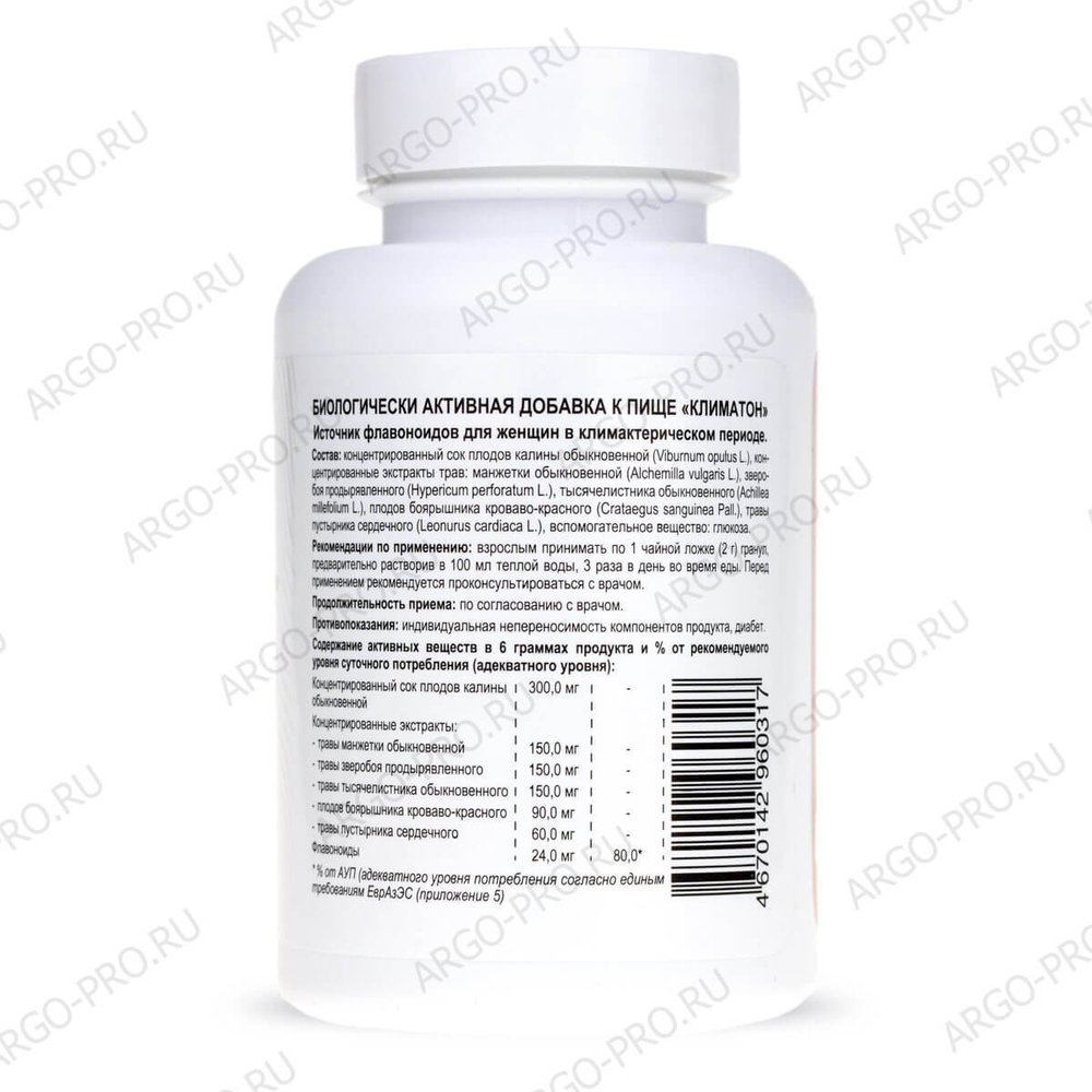 БАД Климатон описание