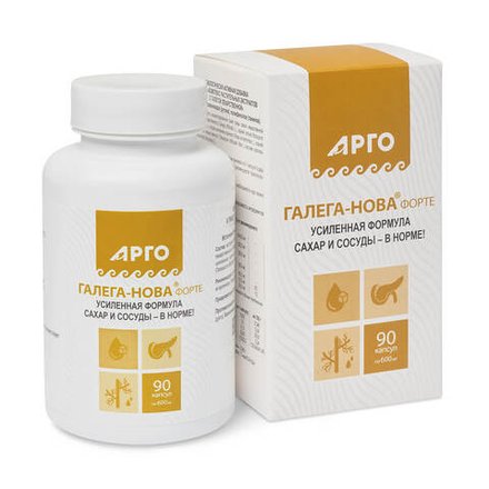 БАД Галега Нова форте, Биолит (Арго), 90 капс