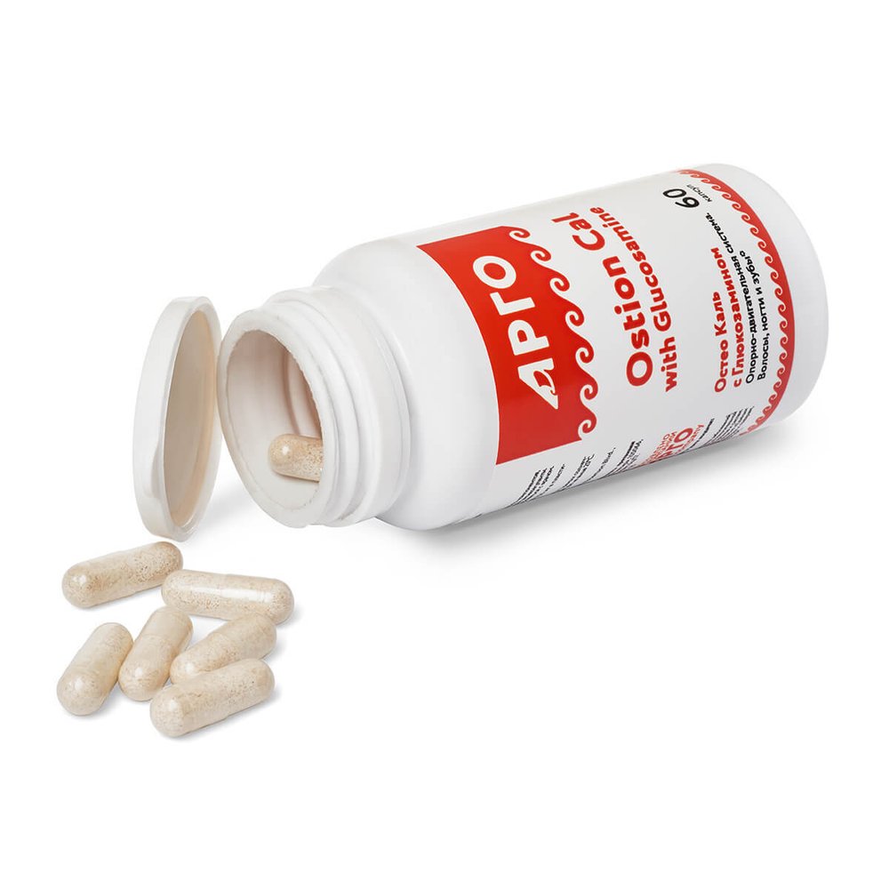 БАД Остео Каль с глюкозамином, Nutricare (Арго), 60 капс