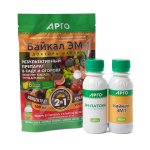 Удобрение Байкал ЭМ 1 + Эм патока 2 в 1 усиленная формула, Эм-Центр (Арго), 100 мл + 100 мл