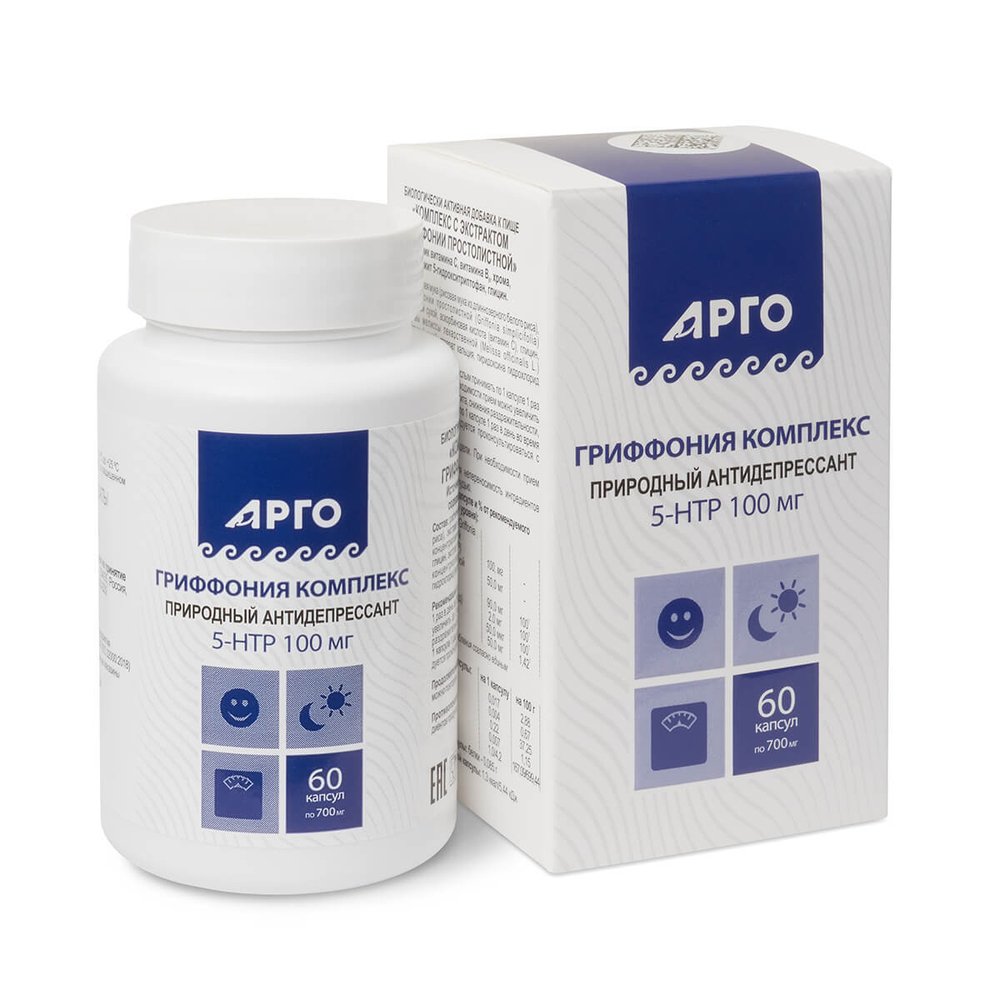 БАД Гриффония комплекс, Биолит (Арго), 60 капс
