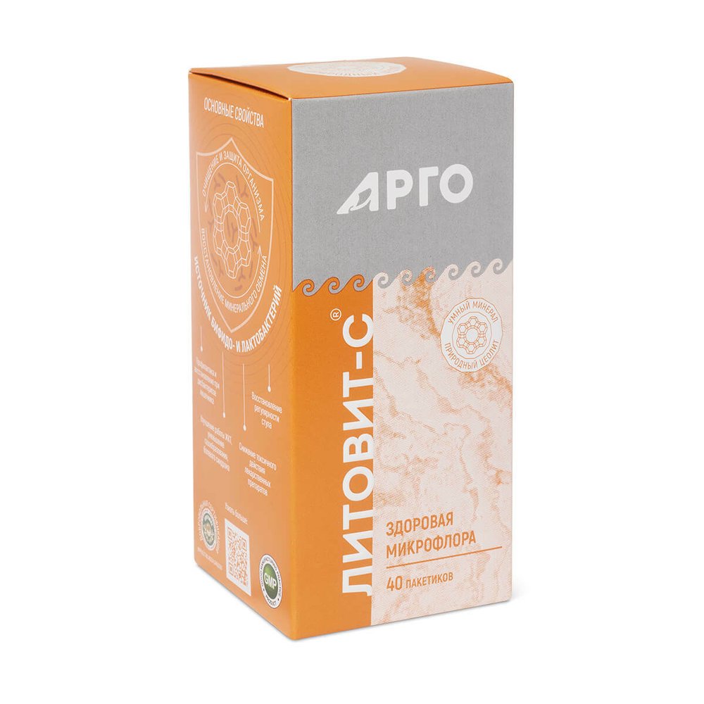 БАД Литовит С для ЖКТ, Новь (Арго), 40 саше, 100 г