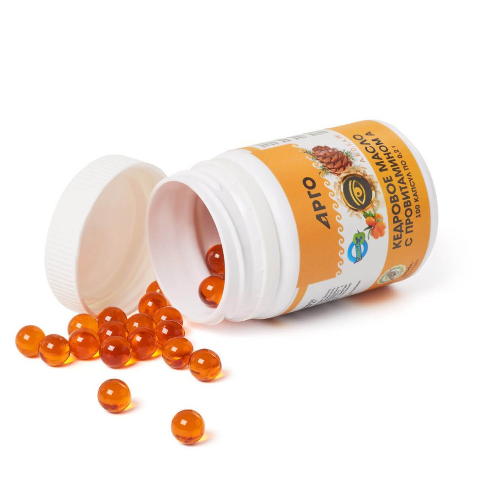 Масло кедровое с провитамином А Арго